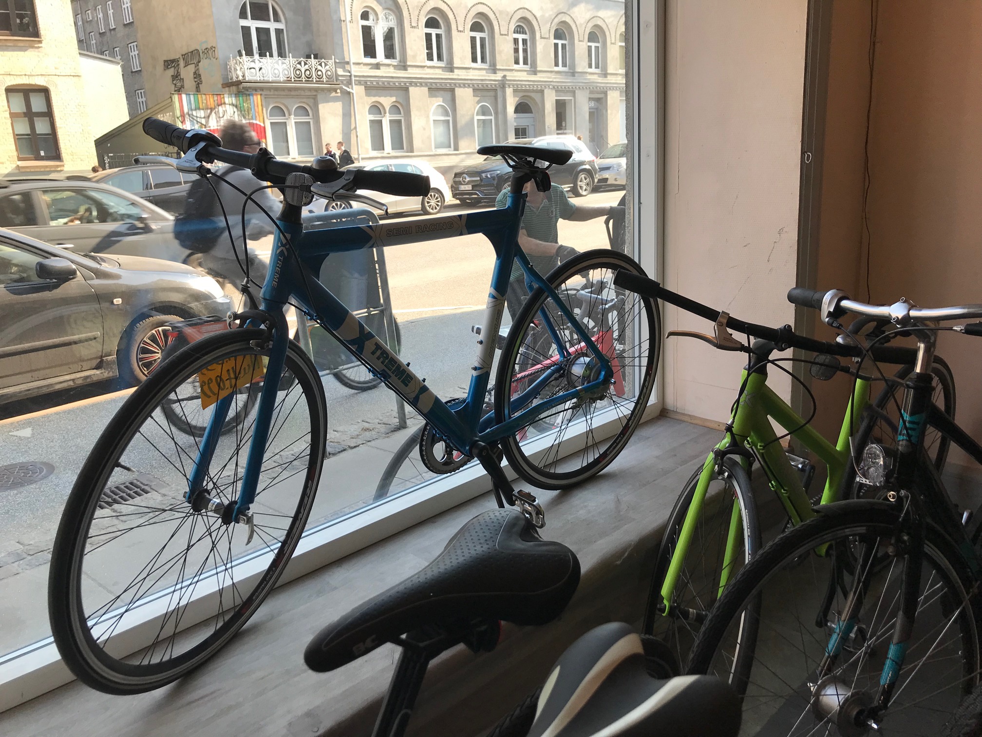 Bicycle ready for collection